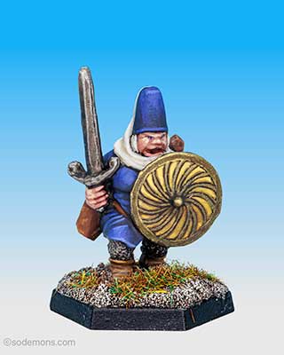 FTF58 Fat Lady Fighter with Sword