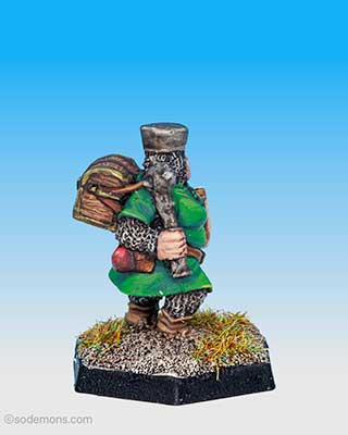 FTF59 Fat Lady Fighter with Mace