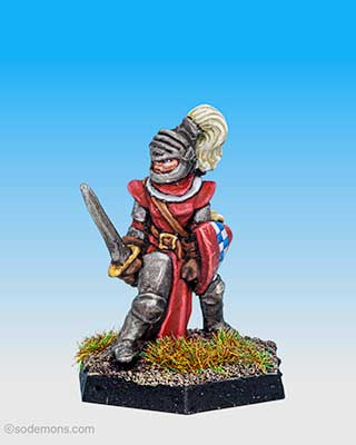 FTF94 Female Paladin with Plumed Helmet