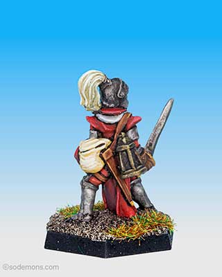 FTF94 Female Paladin with Plumed Helmet