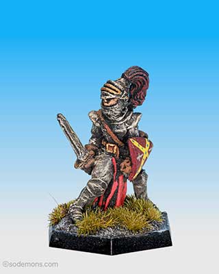 FTF94 Female Paladin with Plumed Helmet