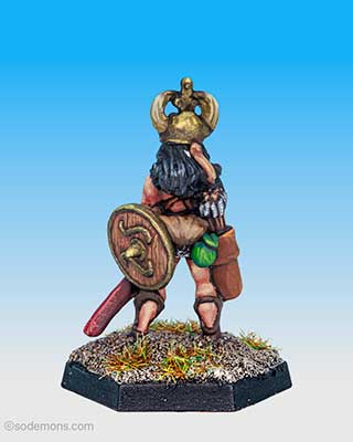 FTF96 Amazon Warrior with Horned Helmet