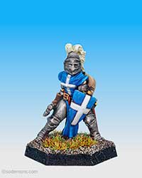 FTF109 Female Fighter in Plate  Armour with Axe