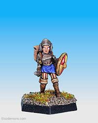 (-26) Female Fighter in Breastplate with Sword (FA19 v2 variant) (FTF13)