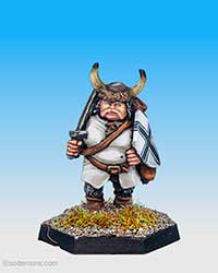 (-32) Fat Lady Fighter with Horned Helmet (FTF56)