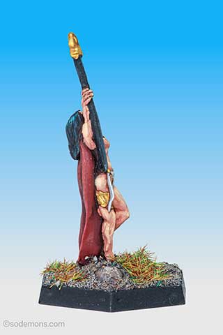 (-34) Nubile Young Enchantress with Wand (FTW&C02/3c)