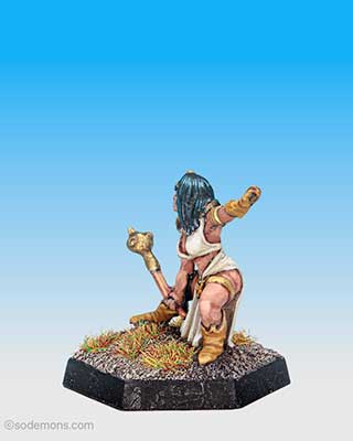 Priestess with Mace (C03C1-7)